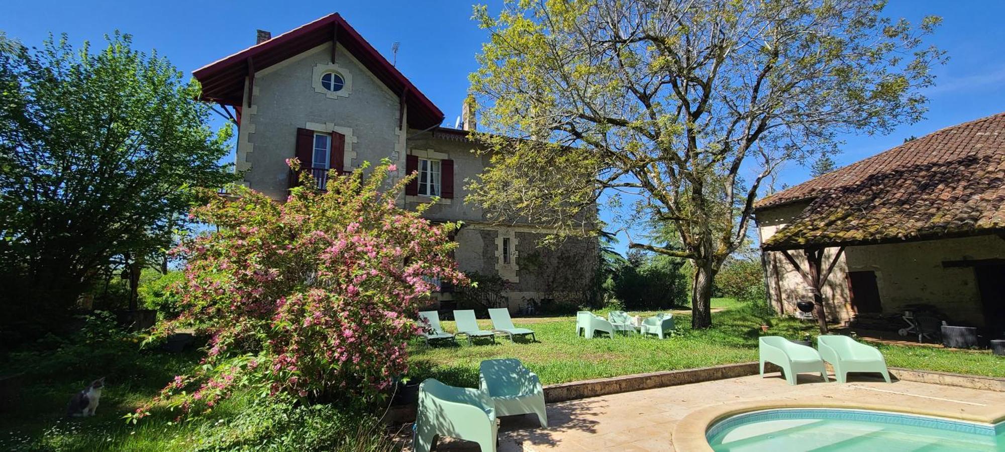 Le Manoir Du Moulin De Madame Bed & Breakfast Villeneuve-sur-Lot Ngoại thất bức ảnh